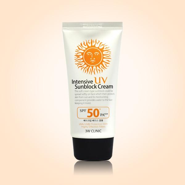 3W Clinic Intensive UV Sunblock Cream SPF 50+PA+++