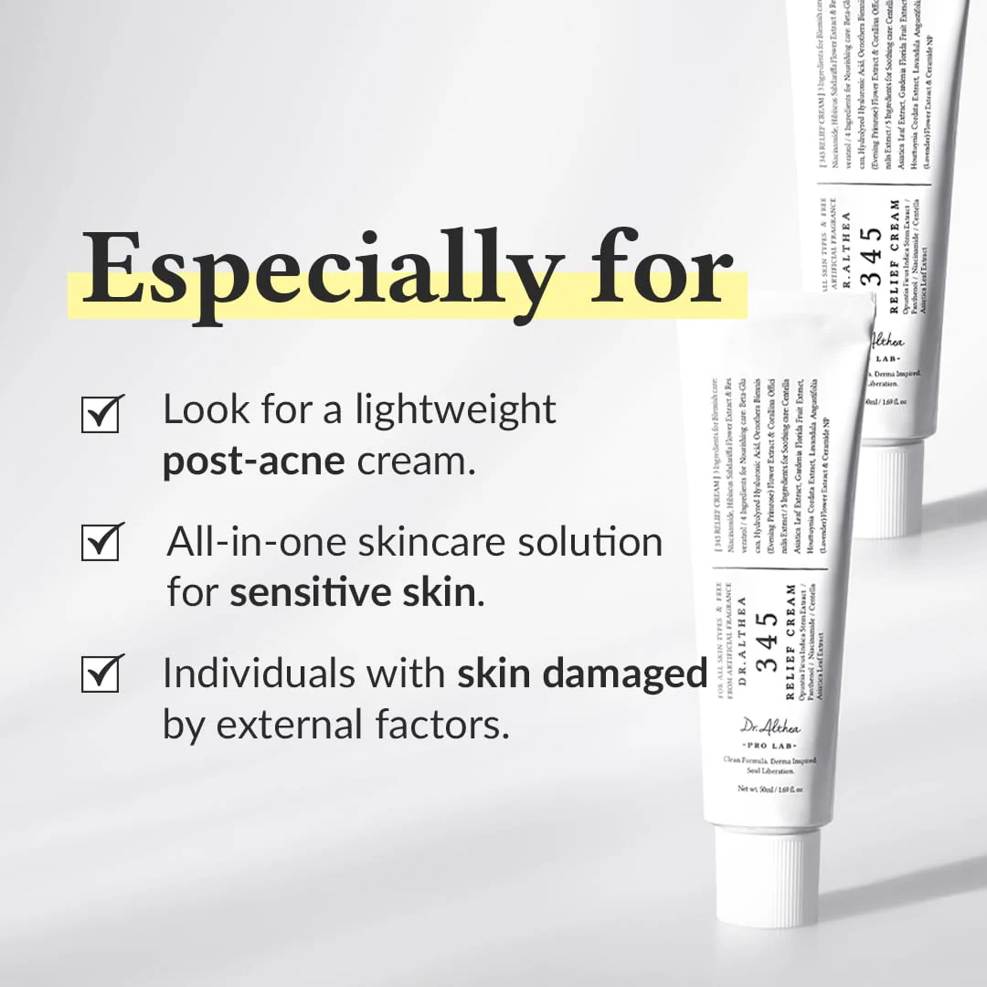 Dr.Althea 345 Relief Cream 50ml - Image 4